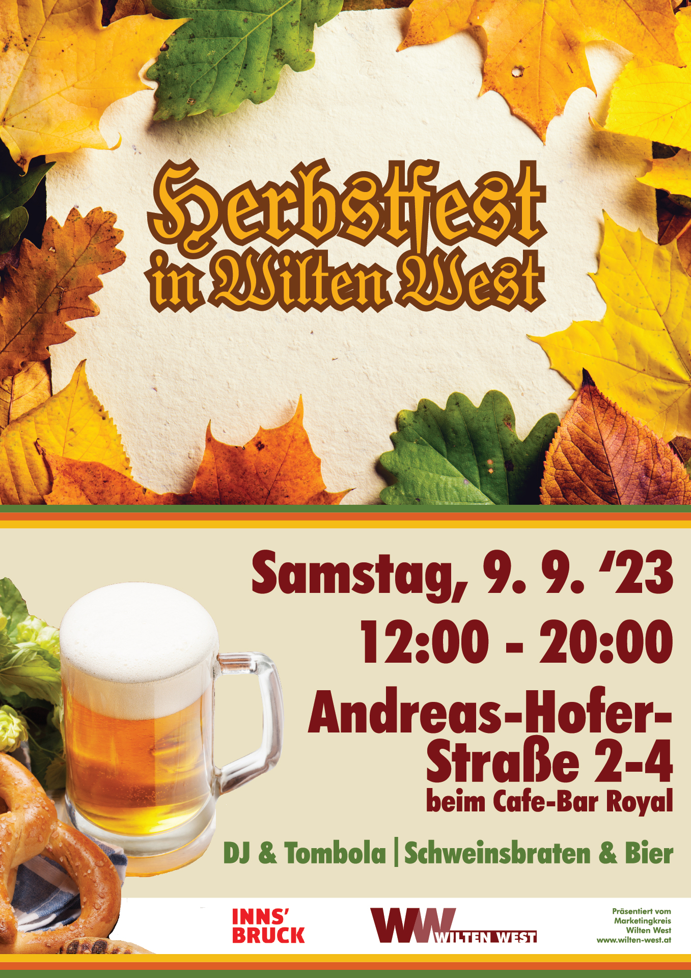 Herbstfest in Wilten West 2023